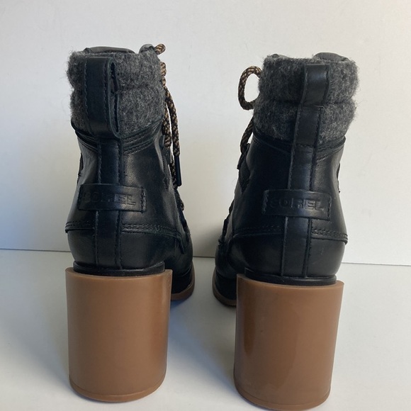 Sorel Blake Waterproof Leather Lace-up Boots Black  NL3306-010 Gorpcore Winter - Picture 10 of 16